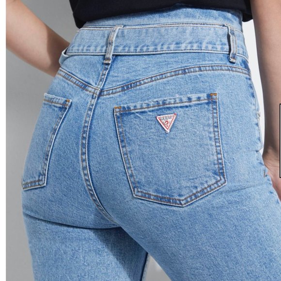 Vintage GUESS Belted Jeans - Picture 3 of 8